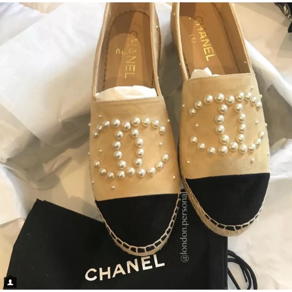Chanel Pearl Espadrilles